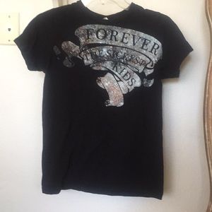 Forever the Sickest Kids galaxy T-shirt.